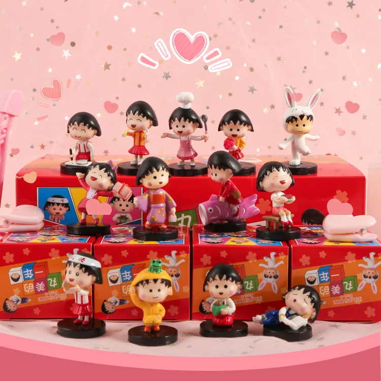 13 шт./1 партия фигурки героев Chi bi Maruko 3 5 см|Игровые и трансформеры| |