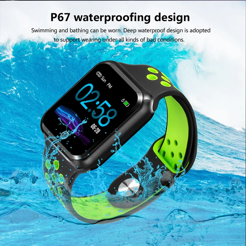 Водонепроницаемые Смарт-часы F8 для мужчин и женщин умный браслет на базе Android