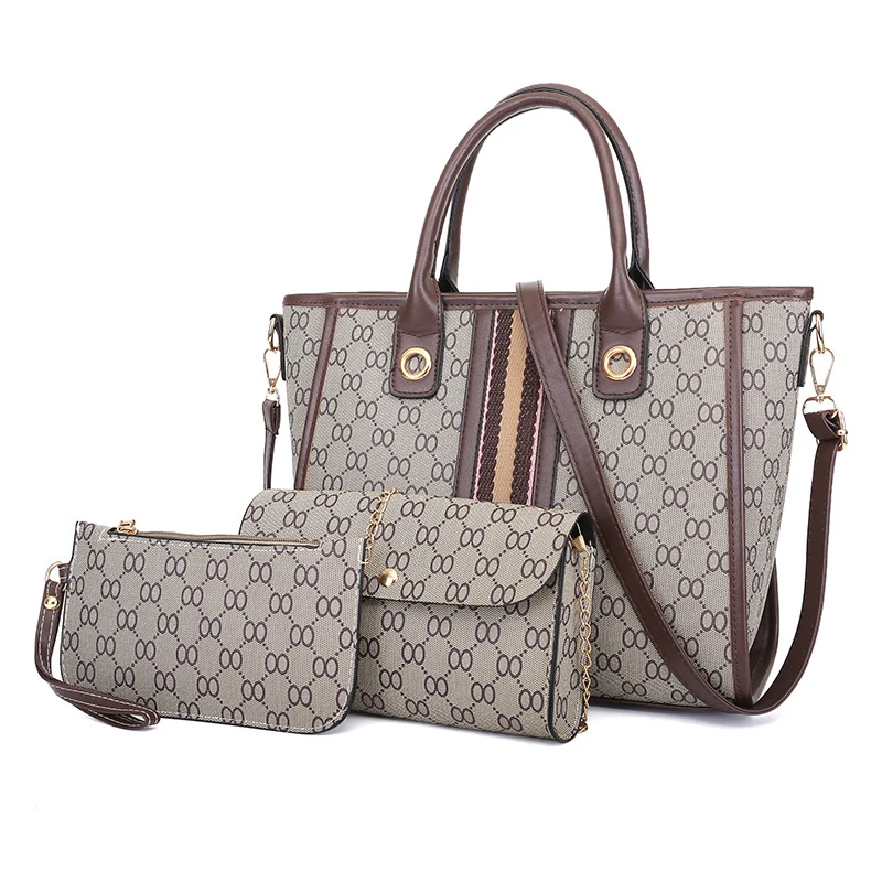 3 комплекта сумок для женщин сумка на плечо брендовая кожаная женская с надписью