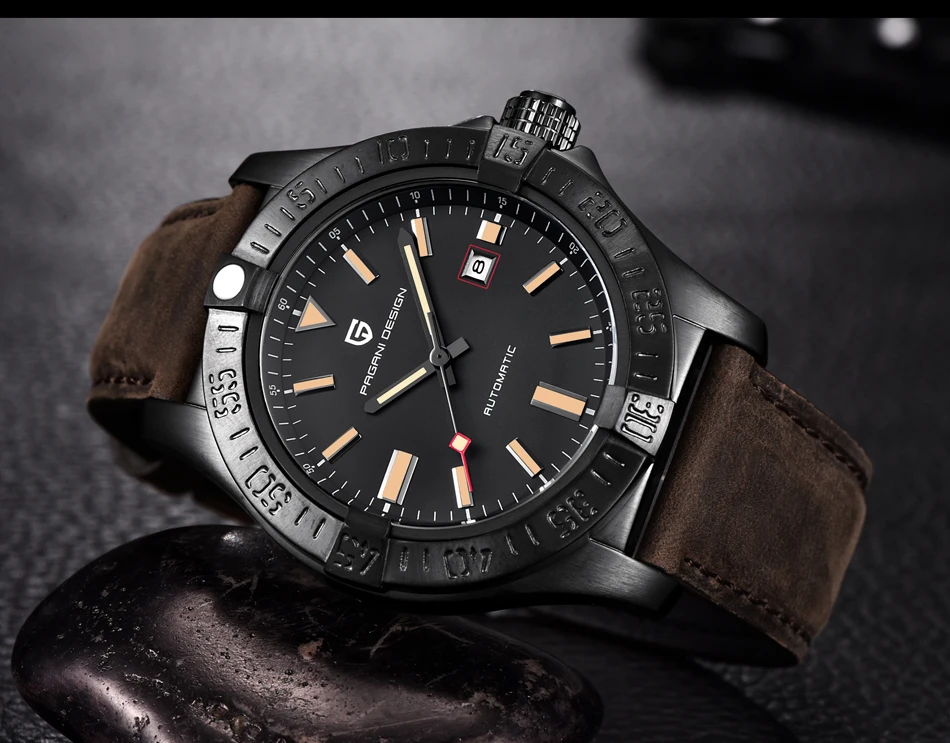PAGANI дизайнерские Брендовые повседневные модные роскошные часы Reloj Hombre водонепроницаемые противоударные автоматические механические часы Relogio Masculino