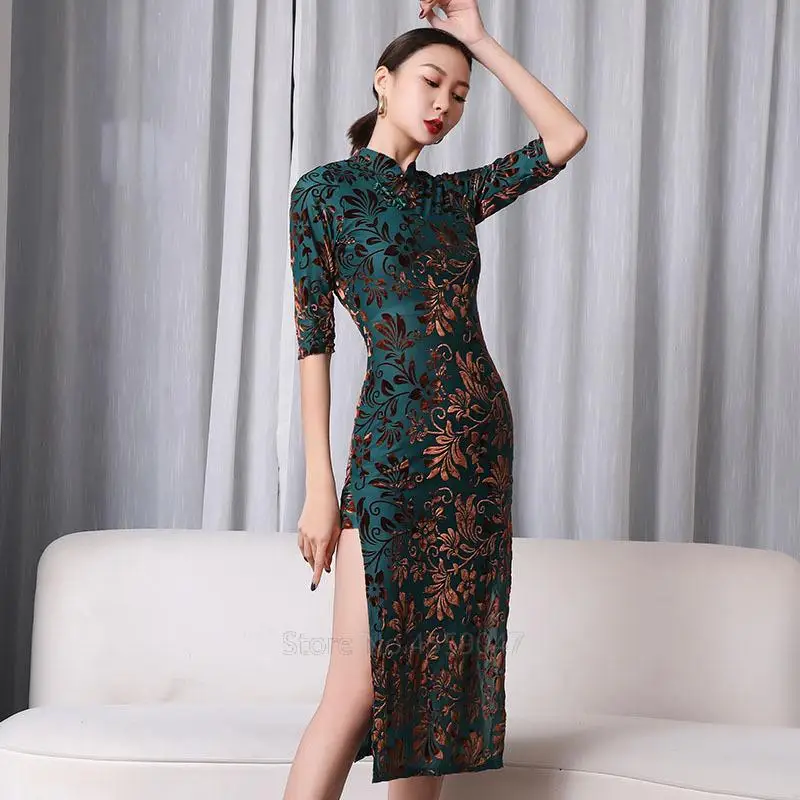 Фото 2022 традиционное китайское платье для современных танцев Классический