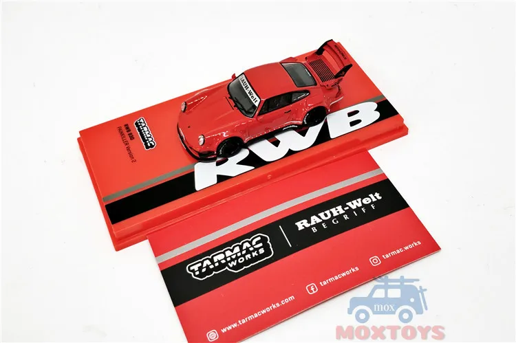 Гудронированное шоссе работает 1:64 из RWB 930 анальгетика Ver 2 красный литья под