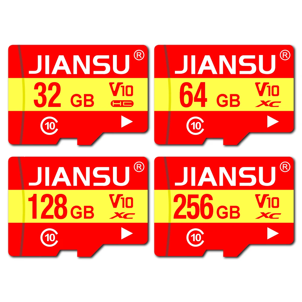 high speed memory cards 8gb 16gb 32gb 64gb class 10 storage micro mini sd card 128gb 256gb tf card for phone pc tablet mp4 free global shipping