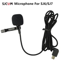 sjcam sj6 external microphone mic with clip for sjcam sj6 legend sj7 star sj360 sports action camera accessories