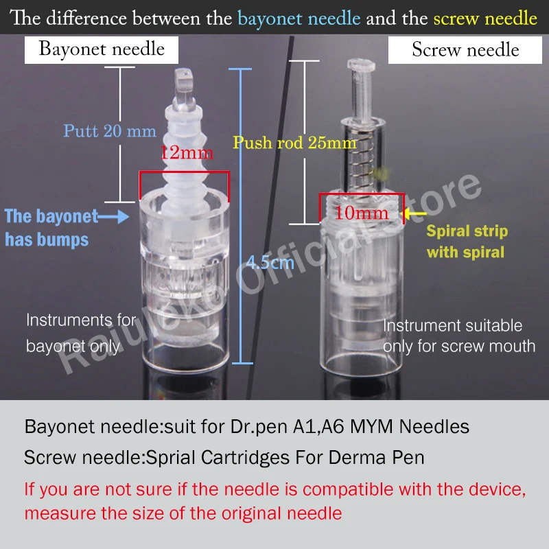 50/100 шт. картридж с иглой для Dr.Pen M7 C Nano/9 Pin/12 Pin/36 Pin/42 Pin Micro Сменные иглы Derma Tattoo Bayonet
