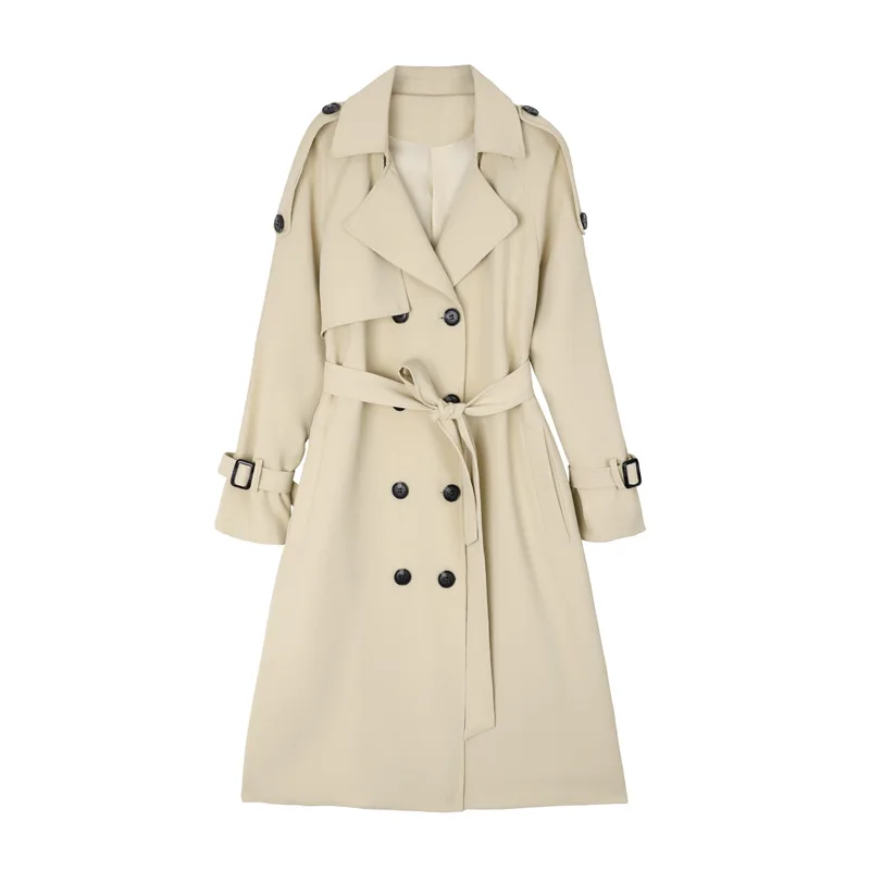 

double breasted casual coat