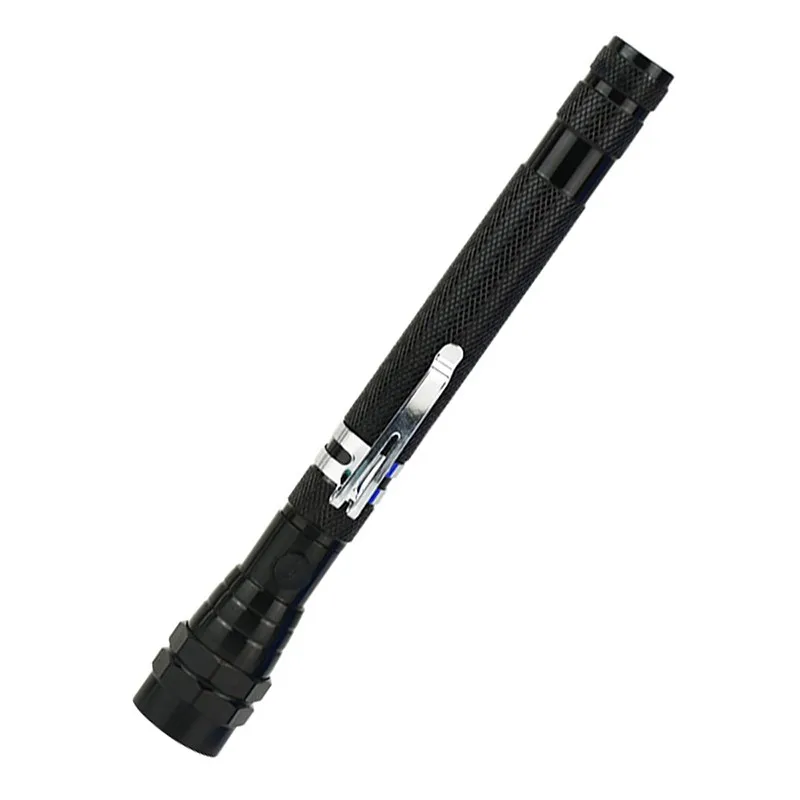 

Portable Flashlight Flexible Head Flashlight Telescopic Flexible 3 LED Torch lamp Bottom double magnet angle nemesis