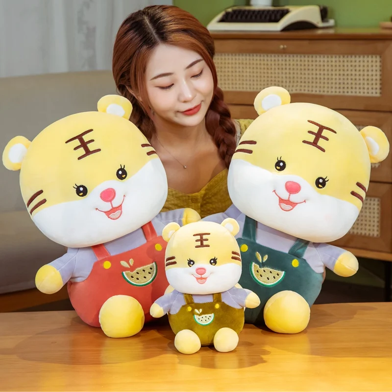 

1pc Kawaii Cartoon Tiger Plush Toys for Children Kids Cute Stuffed Animal Doll Kids Creative Gift Home Decor Christmas Gift