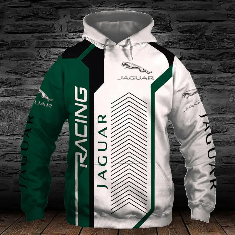 

2021 New Jaguar Car Logo 3D Print Men's Hoodie Sweatshirt High Quality Cycling Wear Harajuku Fashion Pullover Oversized Jacket
