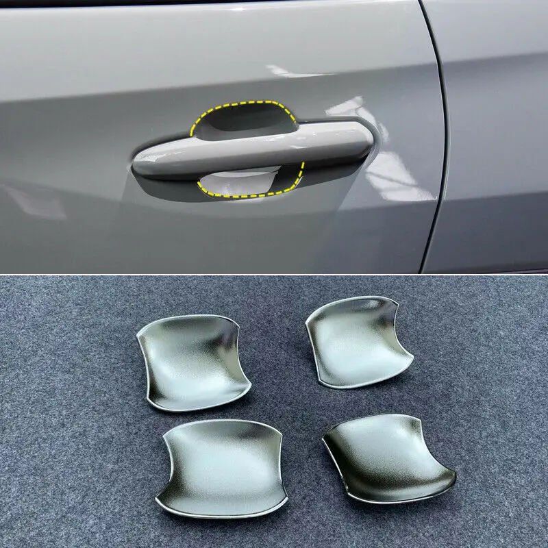 

ABS Chromed Auto Car Door Handle Bowl Cover Frame 4PCS For Toyota RAV4 XA50 2019 2020 Car Accessories