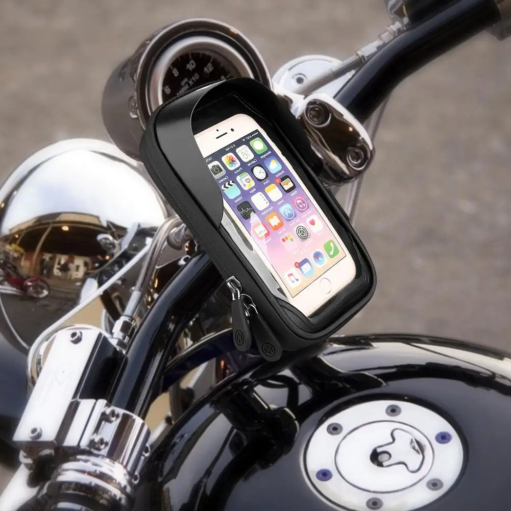 

Bicycle Motorcycle Phone Holder Waterproof Case Bike Phone Bag For IPhone ForSamsung Universal Phone Stand Support Scooter Cover