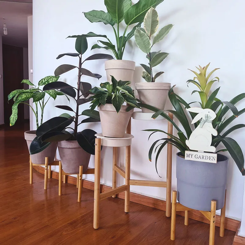 Стойка для цветочных горшков прочная отдельно стоящая держатель - Цена: 1206.22