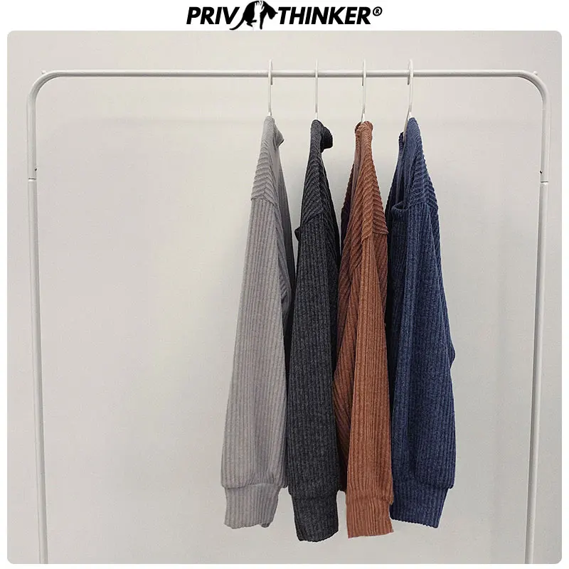 Privathinker осенний коллаж, женский свитер с круглым вырезом,, длинный рукав, пуловеры, топы, свитера, женская Свободная одежда Harajuku