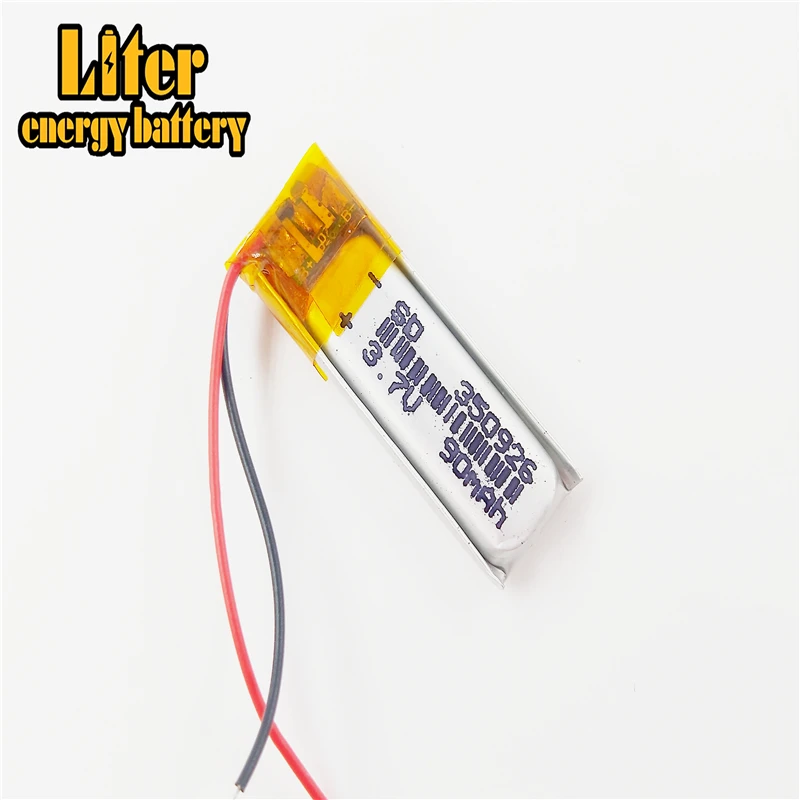 

3,7 V полимерная литиевая батарея 350926 90MAH маленькая игрушка MP4 MP3 bluetooth-гарнитура маленькая Светодиодный лампа