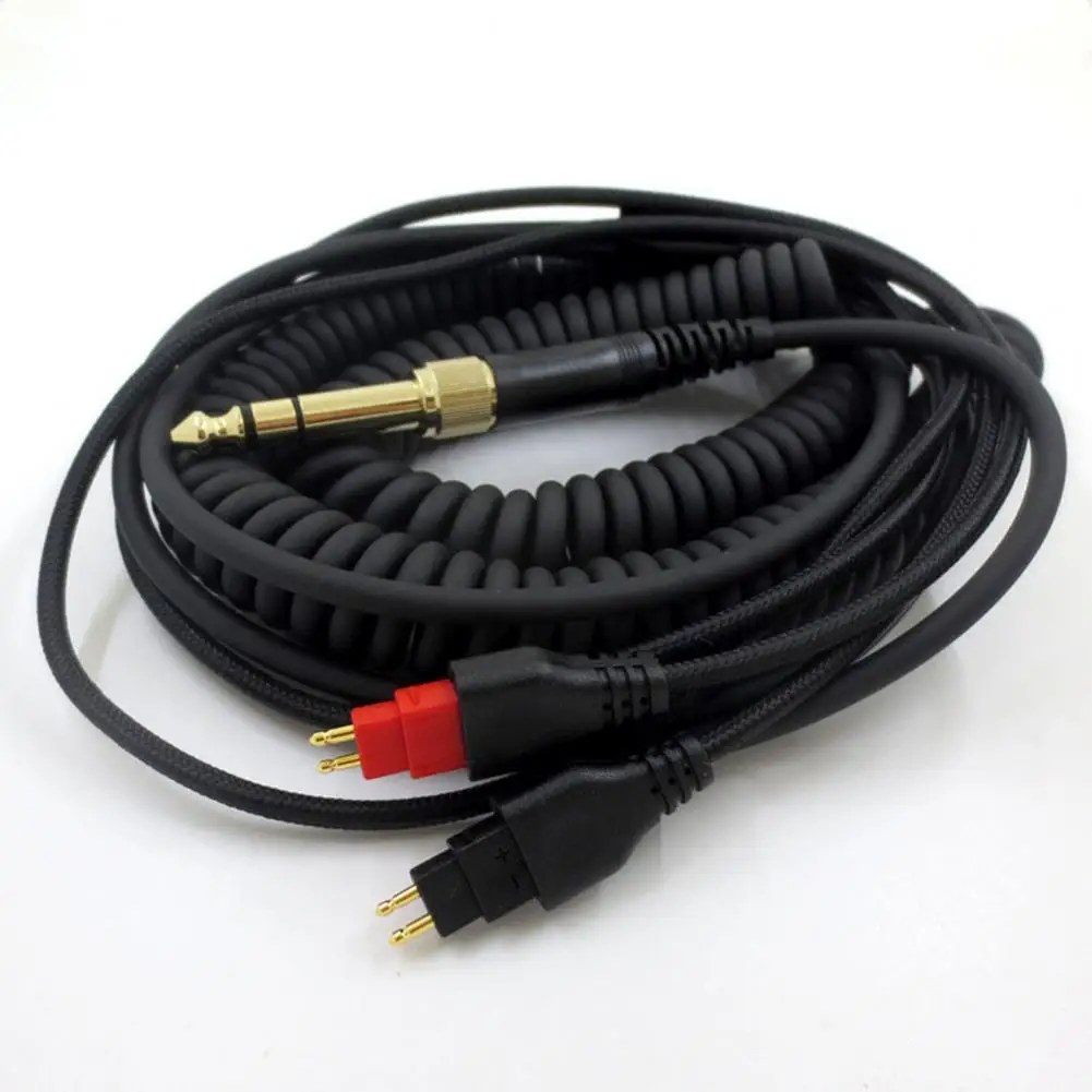 

Elastic Compact 3.5mm 2Pin Headphone Driver-free Audio AUX Cable Plug Play Audio Cable Replaceable