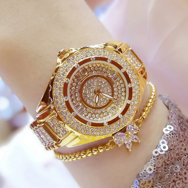 Часы наручные женские с браслетом из нержавеющей стали под розовое золото |