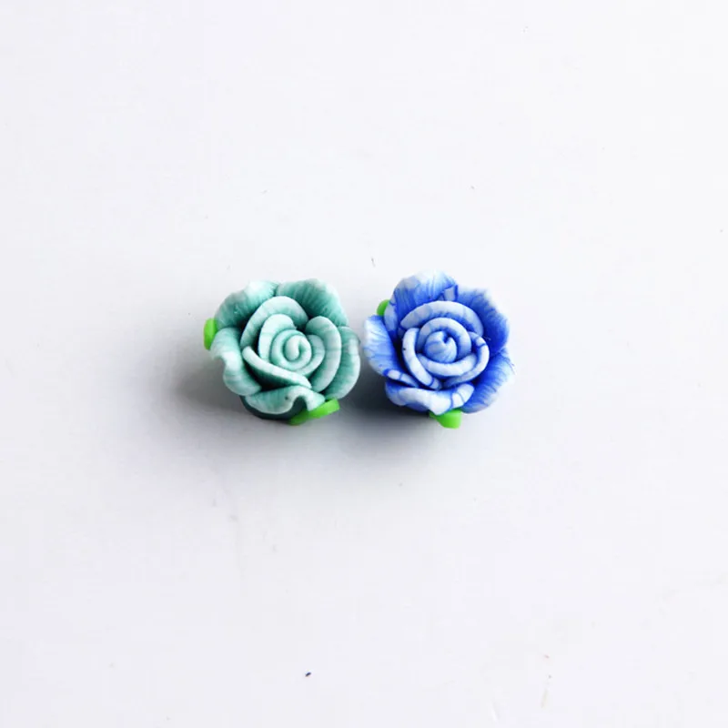 DIY handwork accessories fresh Hyun small flower soft pottery patch earrings material 10 | Украшения и аксессуары