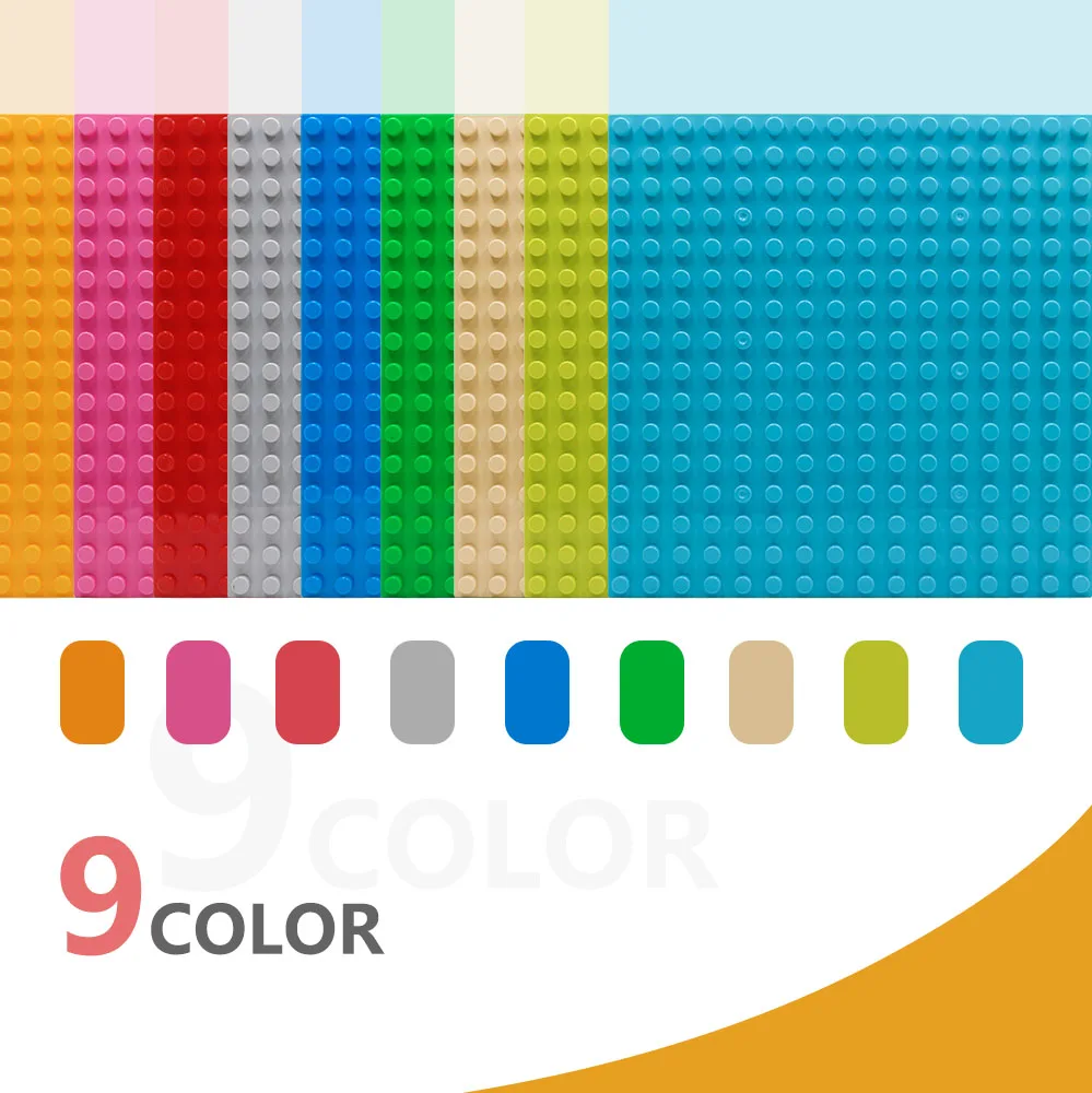 Базовая пластина совместимая с конструктором большого размера 16*16 точек|Блочные