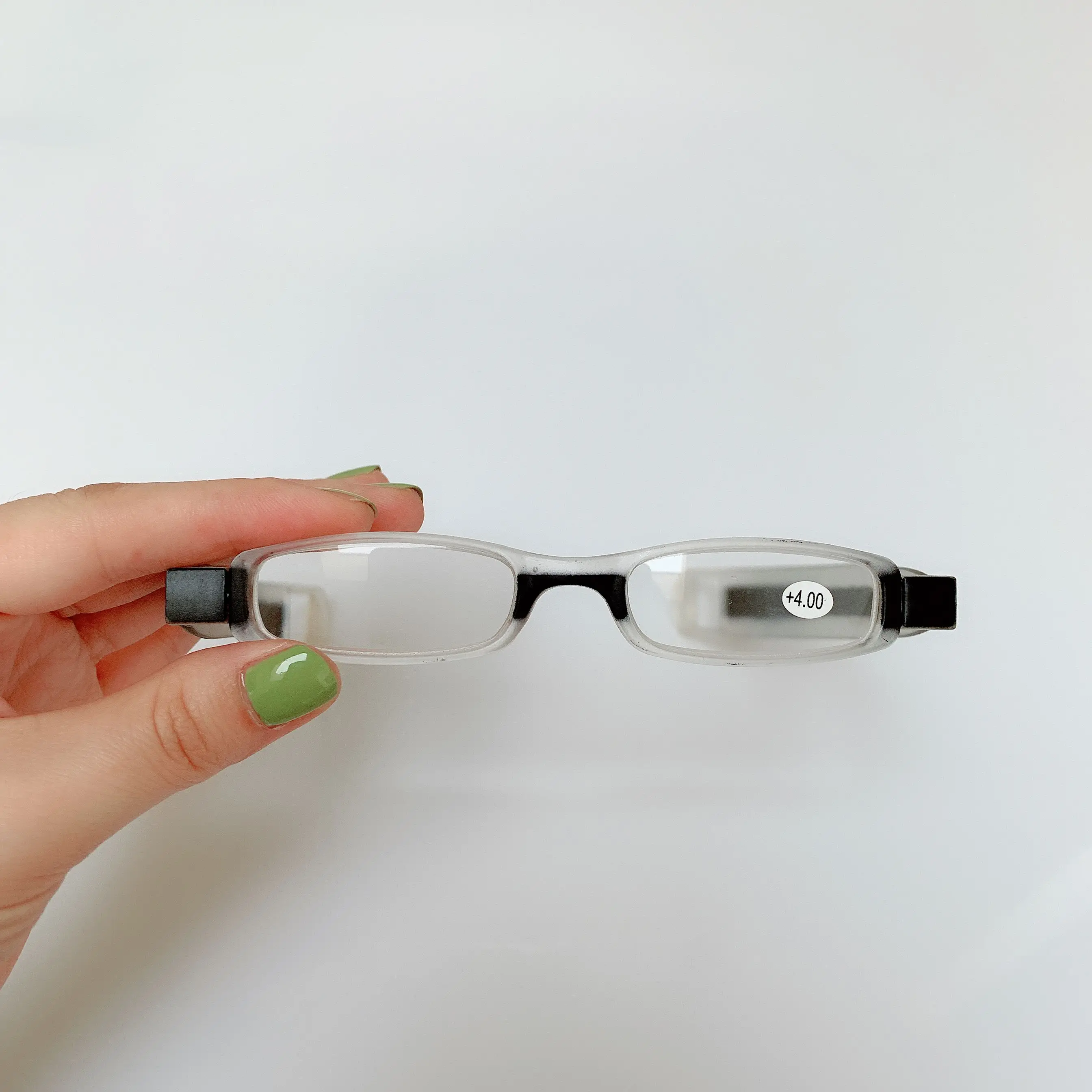 Складные очки для чтения с поворотом на 360 градусов маленькие карманные Диоптрии