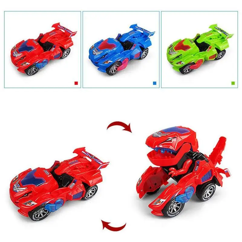 2019 Новый трансформирующий динозавр светодиодный автомобиль игрушка колесо с