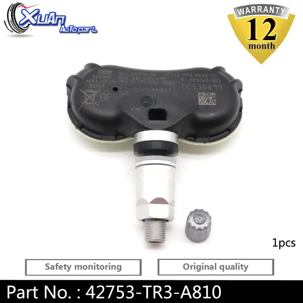 Монитор давления в шинах XUAN 1 шт. монитор TPMS для Acura CSX Honda Civic 2XA Element Fit Insight 2MA odysey 2MH