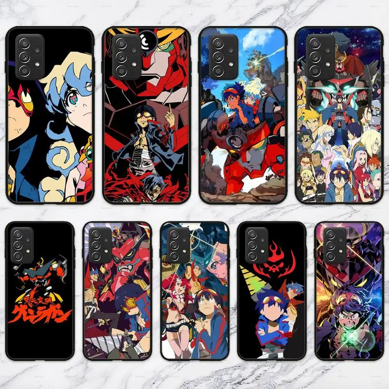 Чехол для телефона с аниме Tengen Toppa Gurren-Lagann Samsung Galaxy S10 S20 S21 Note10 20Plus Ultra Shell | Мобильные