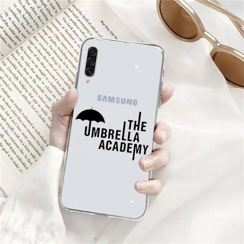 

Umbrella Academy Phone Case Transparent For Samsung Galaxy A71 A21s S8 S9 S10 plus note 20 ultra