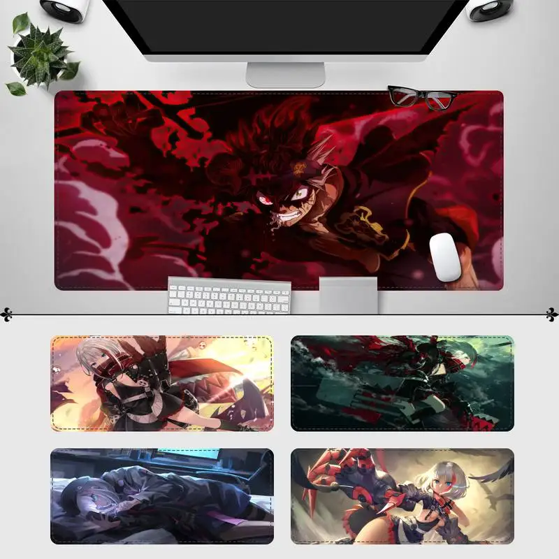 

Dropshipping Azur Lane Admiral Graf Spee Gaming Mouse Pad Gamer Keyboard Maus Pad Desk Mouse Mat Game Accessories For Overwatch