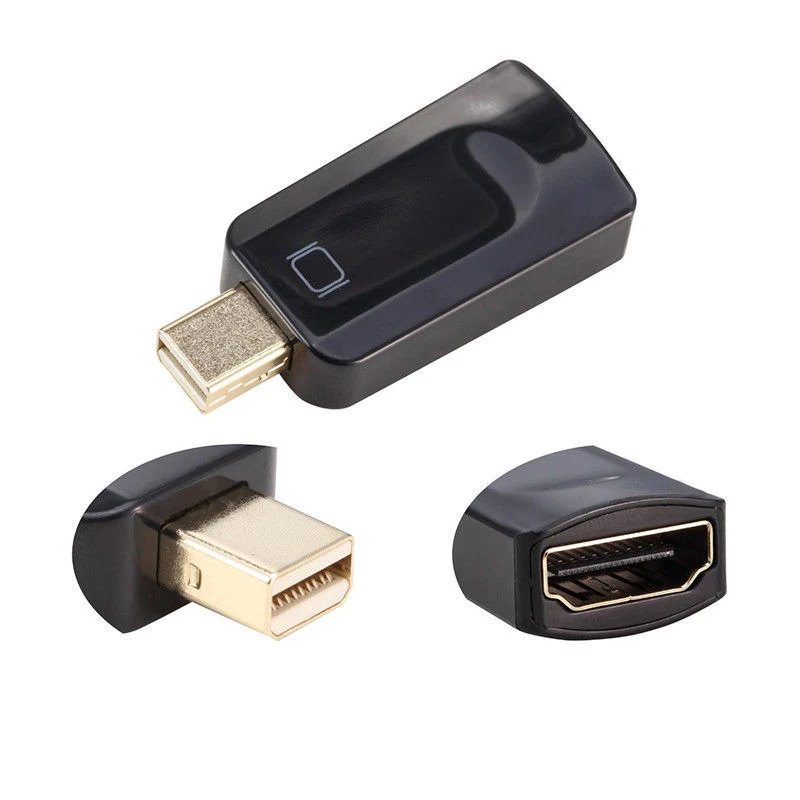 Mini DP в HDMI конвертер DisplayPort штекер гнездо Видео Аудио для HDTV ПК адаптер