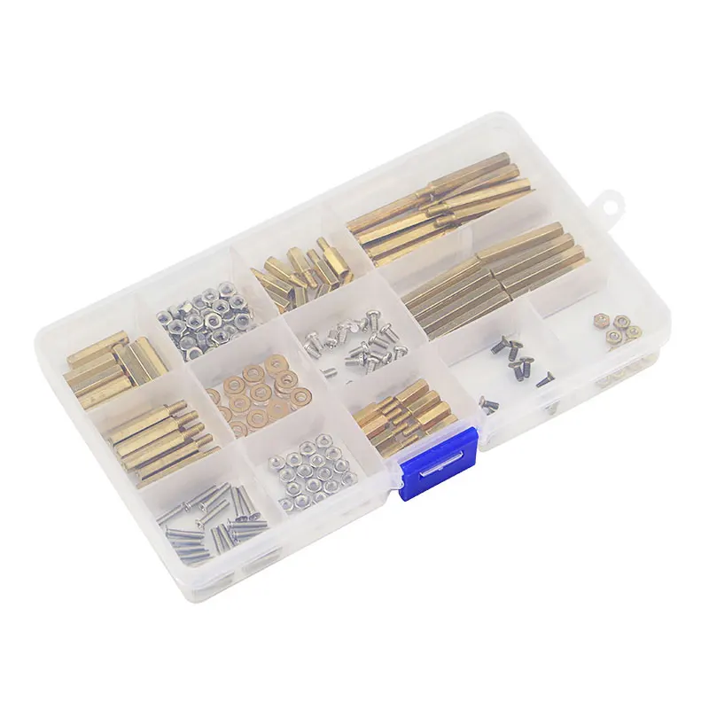 210 шт./заказ винты Наборы Медь нейлон Колонка винт гайки подходит для все виды