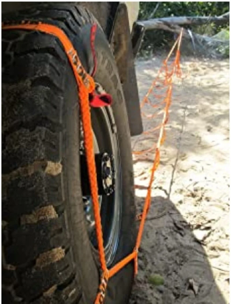 

Heavy Duty 4 Ton Car Towing Rope Emergency Trailer Rope Muddy Sand Rescue Trailer Rop 450*38cm Outdoor Survival Tools
