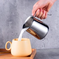 stainless steel milk frothing pitcher espresso coffee barista craft latte art cappuccino milk cream frother cup jug maker