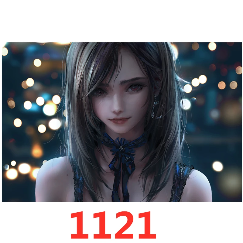 

Frameless anime game poster canvas decorative painting bedroom study living room wall stickers home decoration supplies