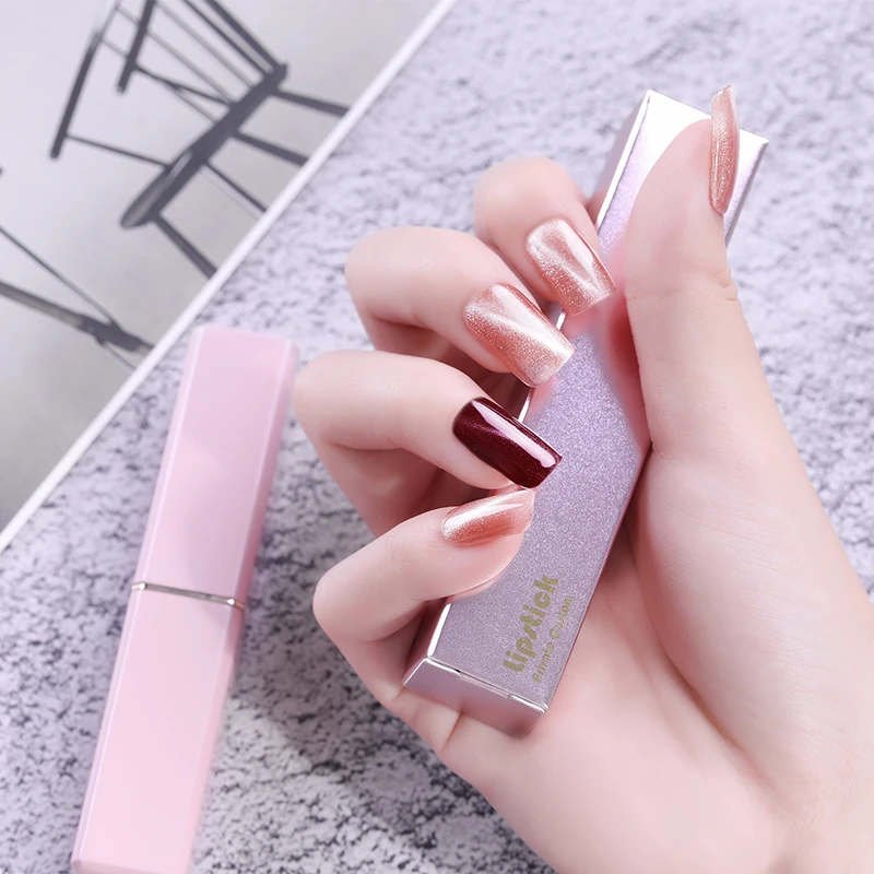 Клей для лака ногтей 3D кошачий глаз УФ-Гель-лак блеск яркий Полупостоянный