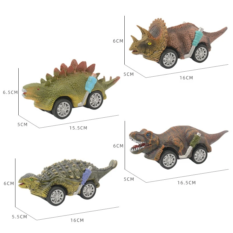 

Kid Simulation Inertial Dinosaur Car Sliding Toy Car Mini Animal Racing Model Toy for 3 Year Olds Boy