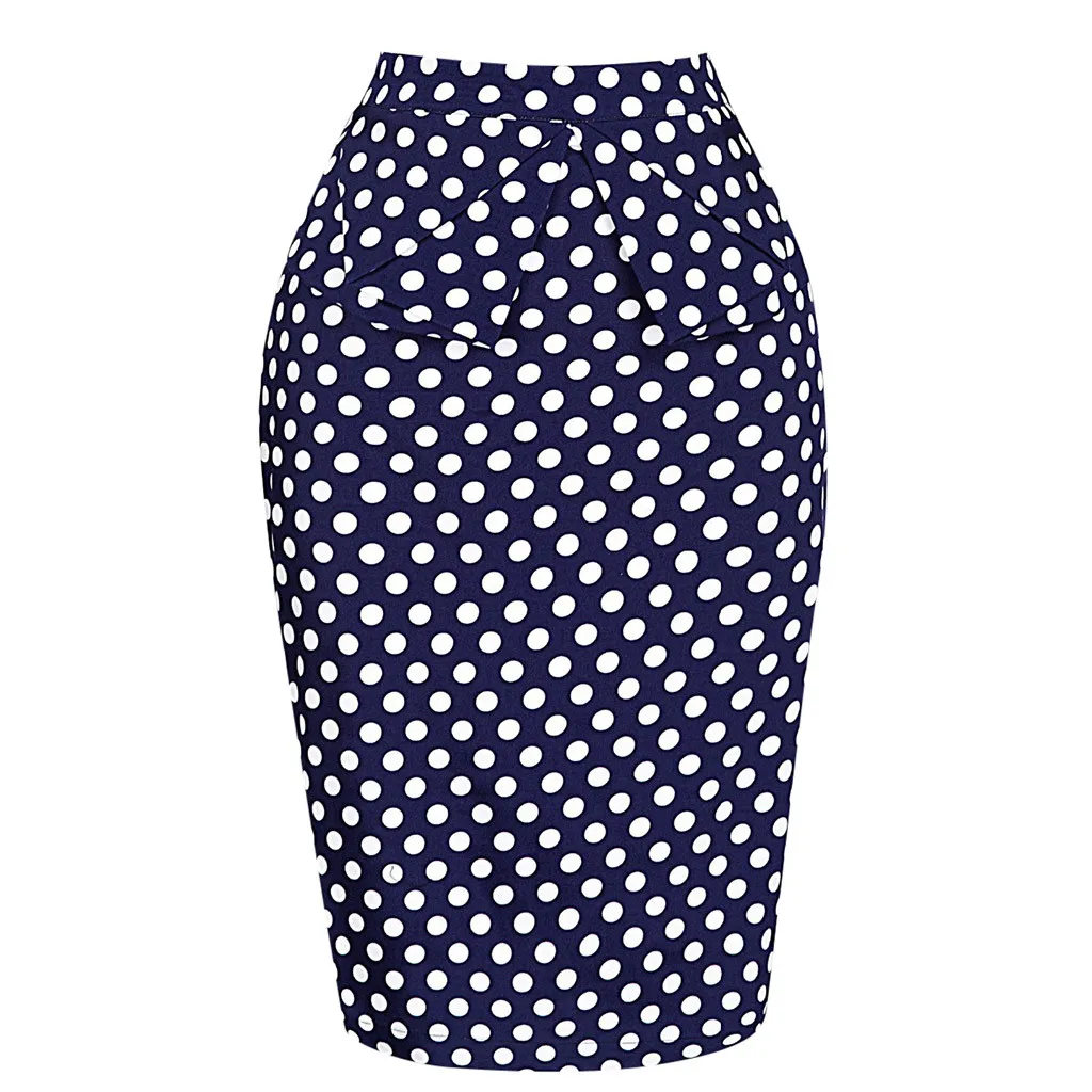 SAGACE элегантная женская юбка в горошек 2020 Новая модная Корейская офисная