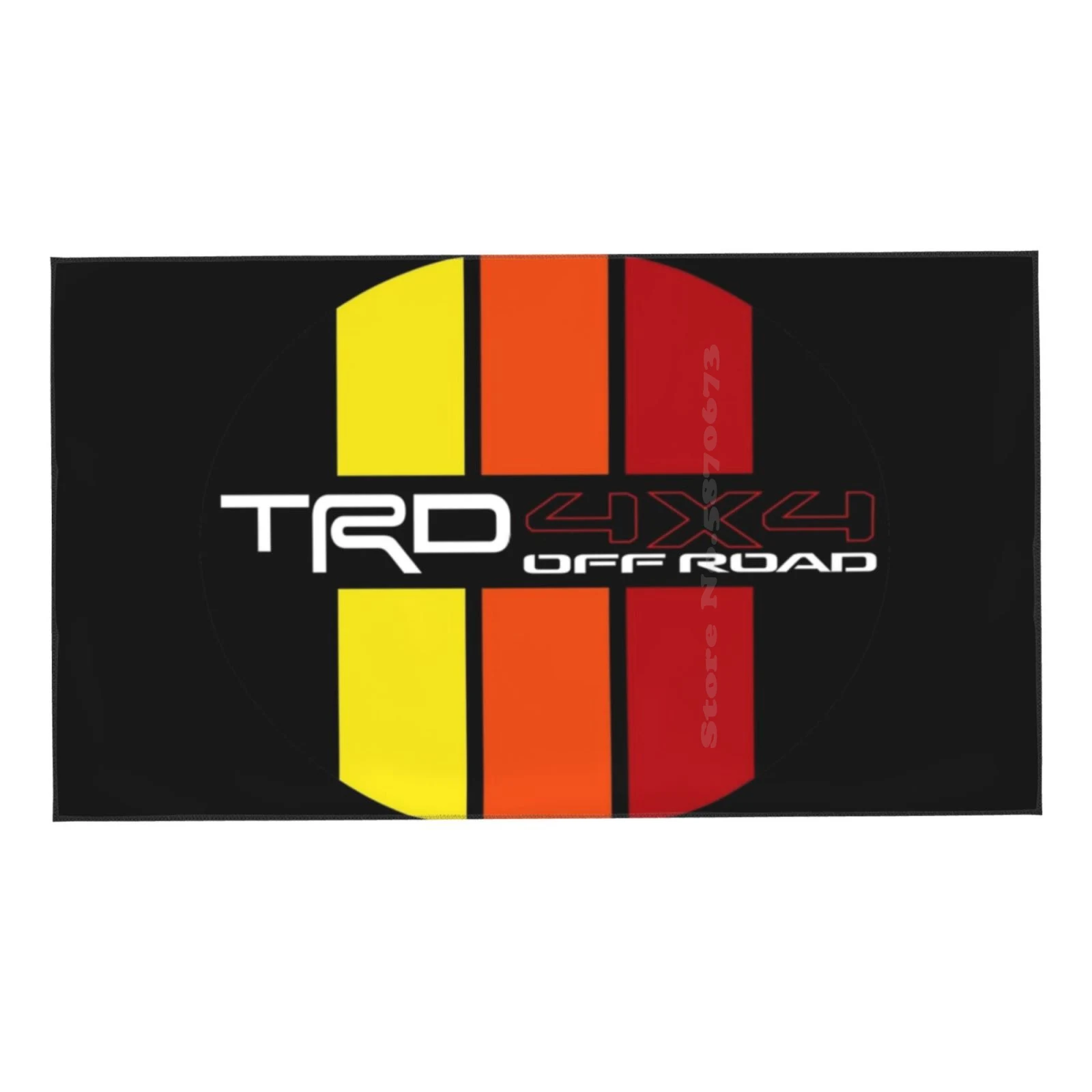 Ретро-значок в полоску Trd Pro 4 Runner винтажное мягкое полотенце с принтом 5-го