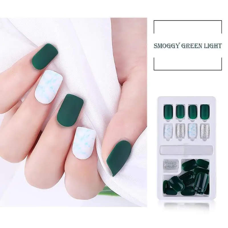 30 шт. клей для накладных ногтей модный съемный накладной лак длинный наконечник