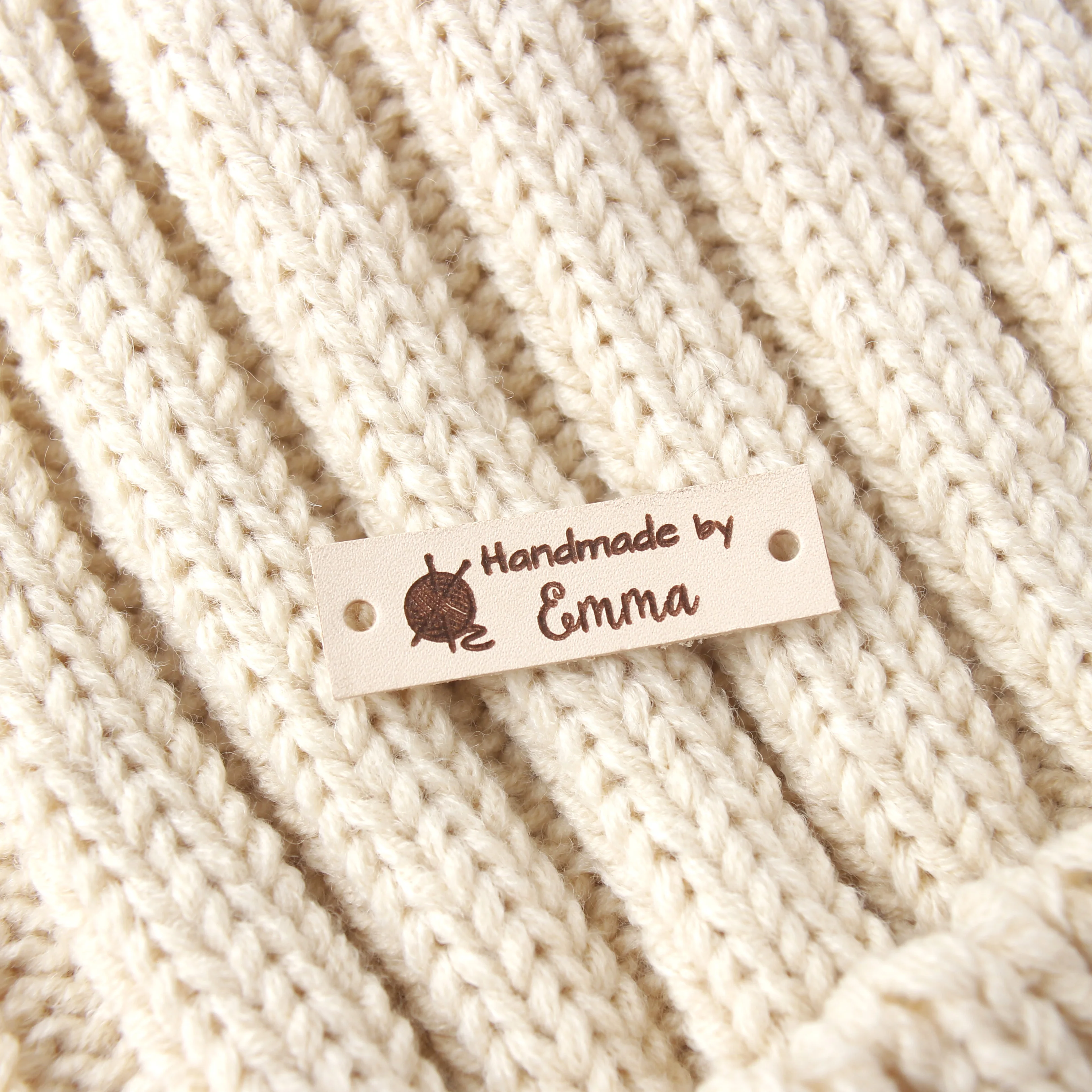 Пользовательские этикетки персонализированные имя детей кожаные бирки