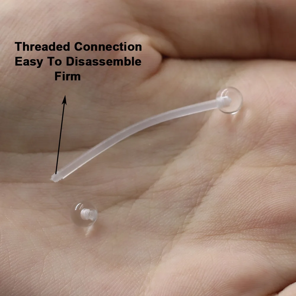 Серьги-гвоздики акриловые в стиле индастриал бижутерия для пирсинга на белом и