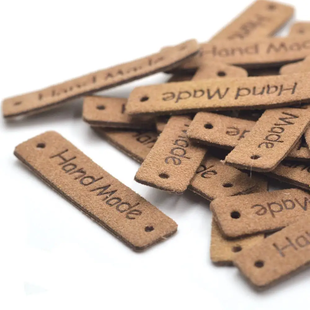 Этикетки KALASO ручной работы ярлыки для одежды светильник кой кофейной ручная