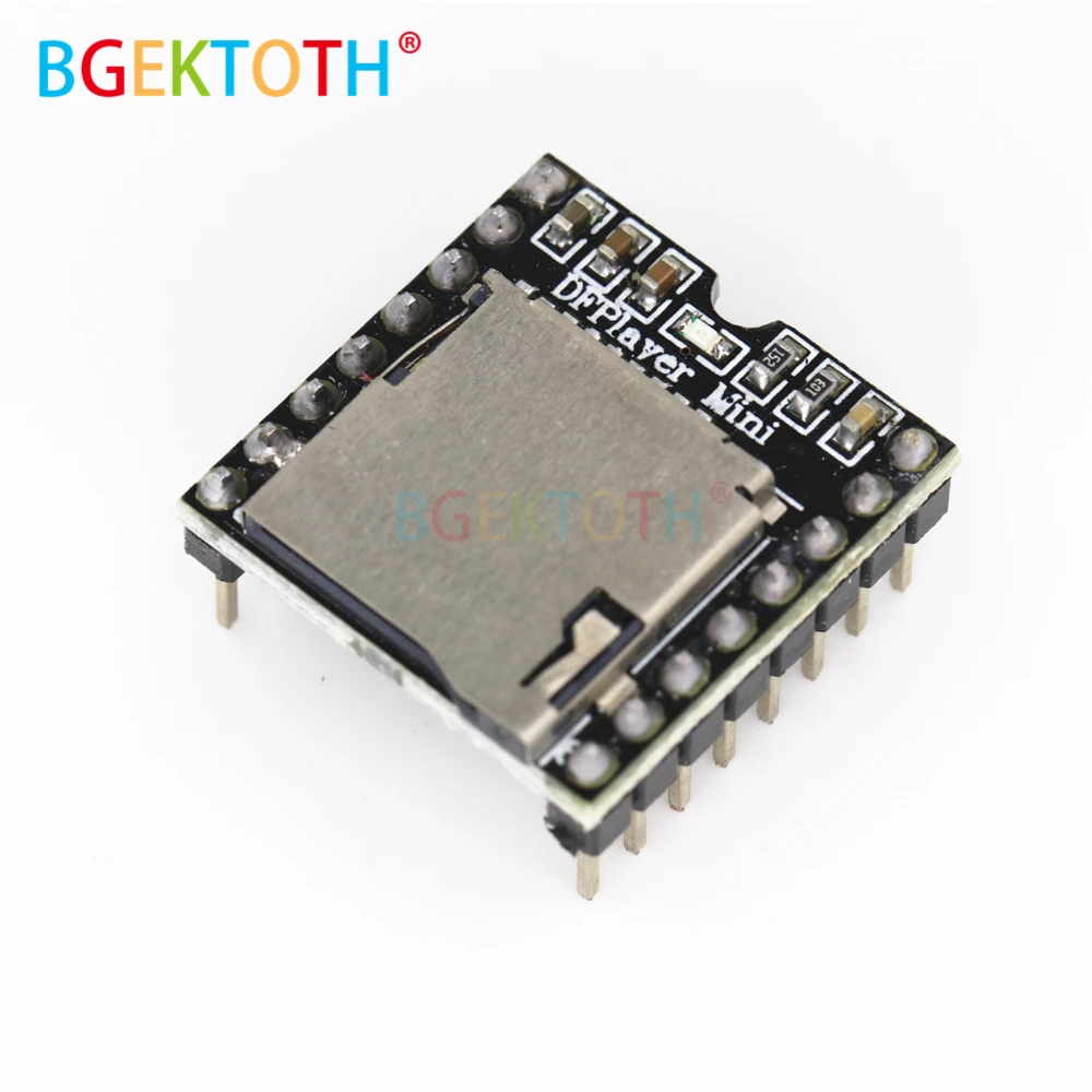 

1 шт., модуль мини MP3-плеера, TF-карта, U-диск, мини mp3-плеер, аудио-голосовой модуль, макетная плата