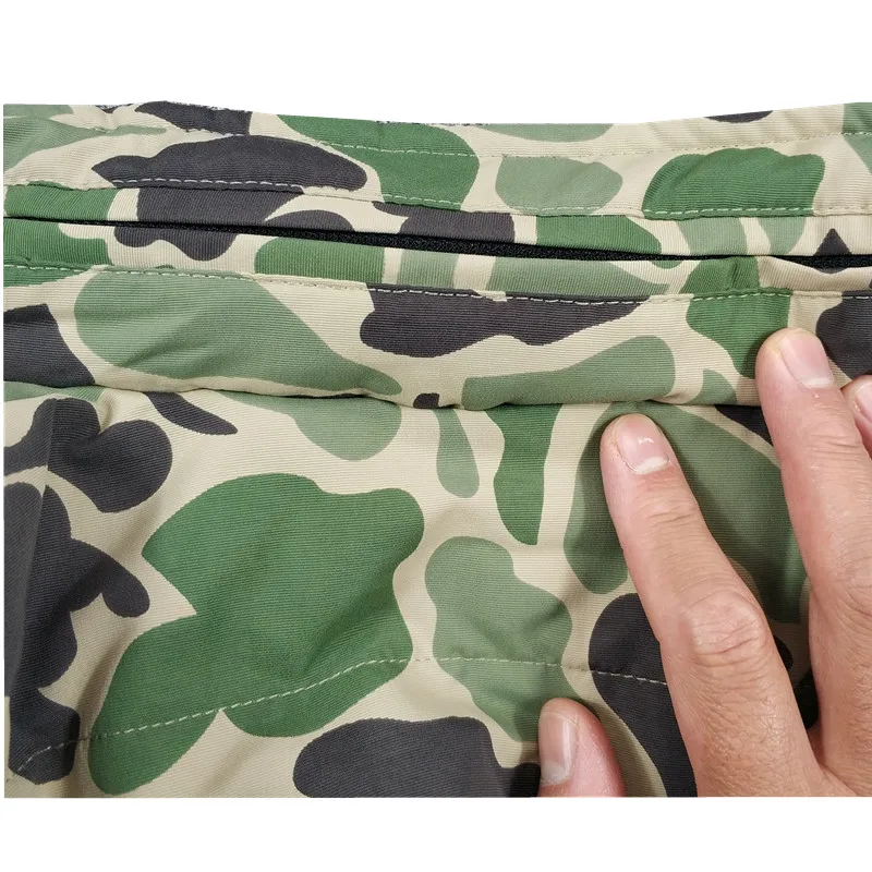 Men Halajuku Camouflage Padded  Winter Jacket Trench Coat For Outdoor Hunting Fishing Skate High Street