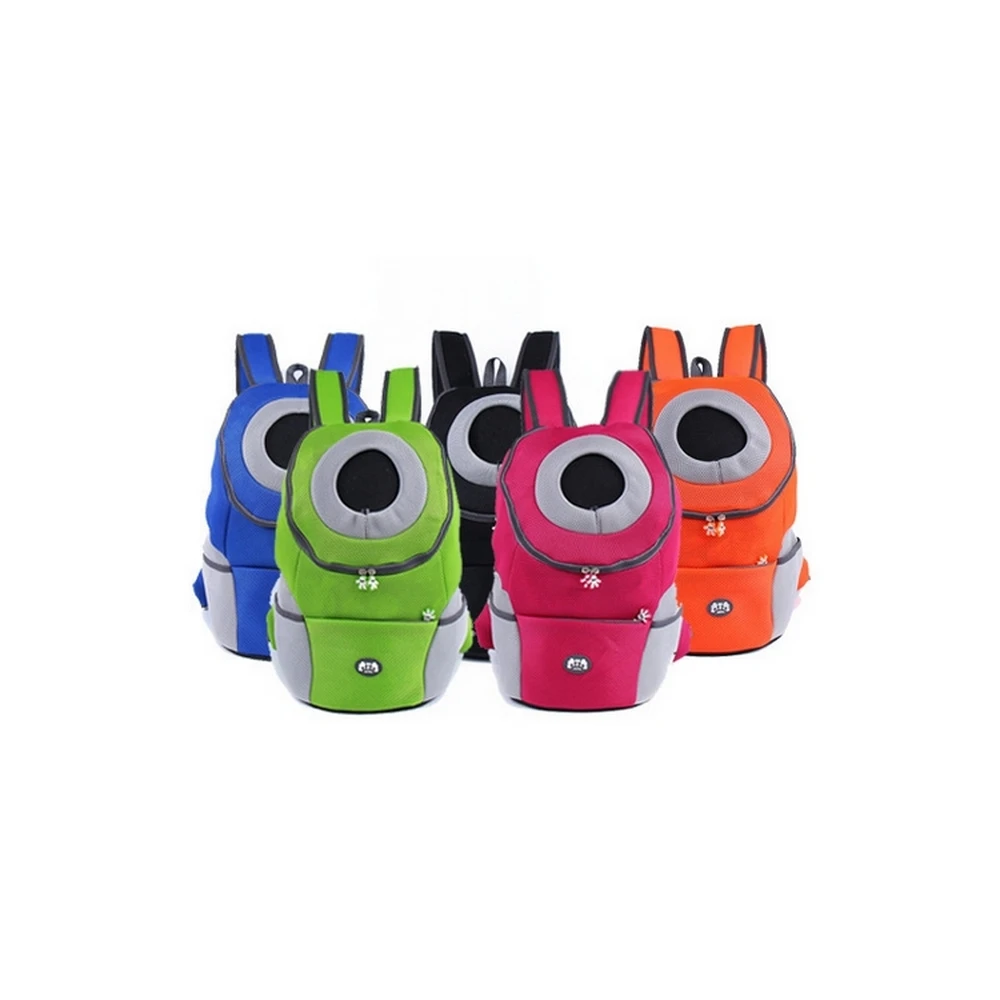 Воздухопроницаемая Сумка переноска для собак переносной сетчатый рюкзак на два