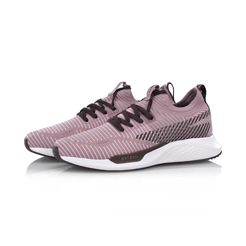 (Код обрыва) Li Ning для женщин EXCEED LT повседневная обувь моно пряжа дышащие кроссовки