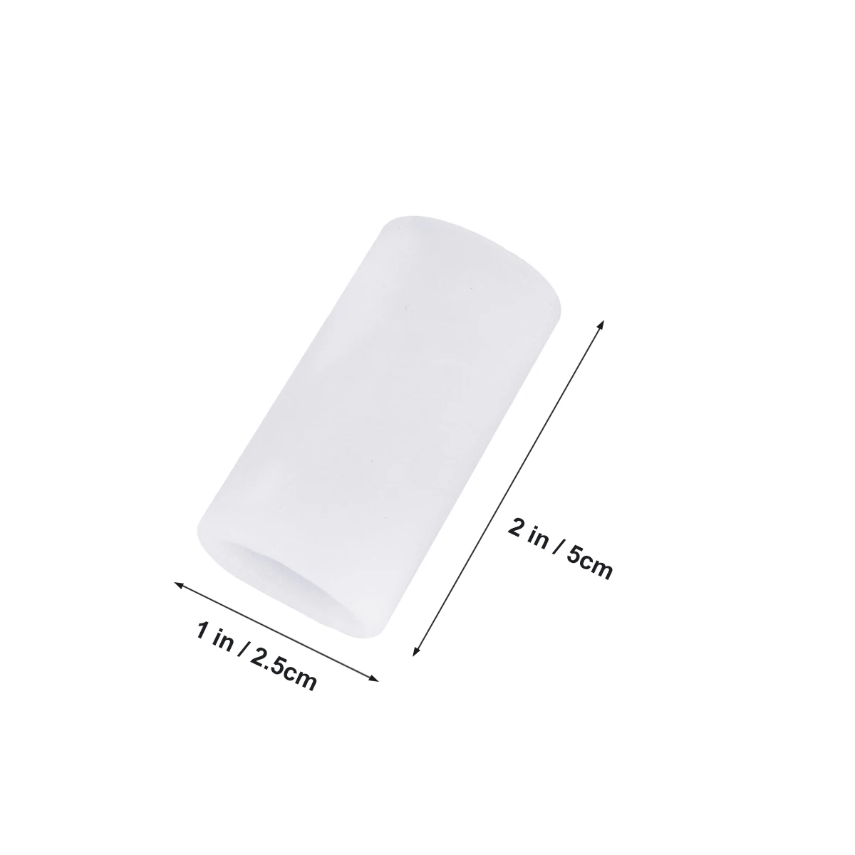 Пара новых гелевых протекторов для большого пальца ноги разделители пальцев ног