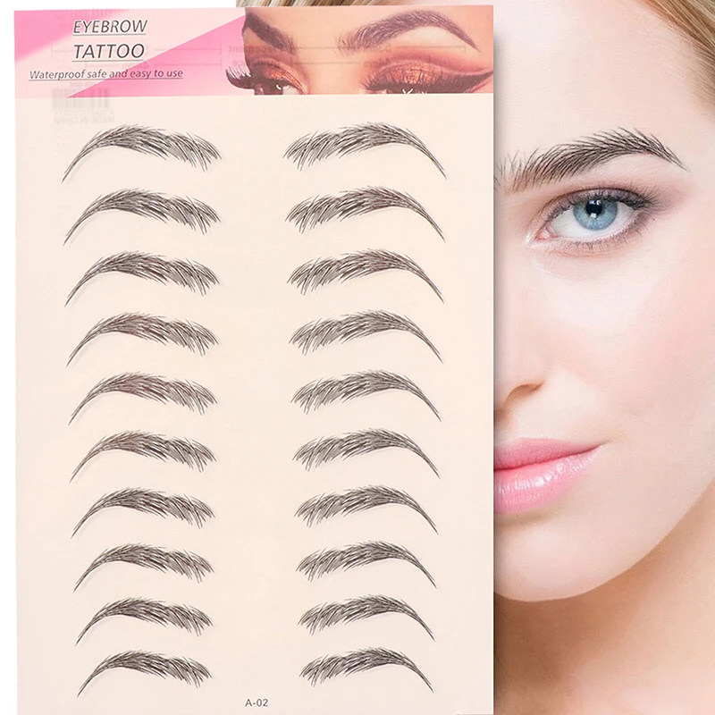 

Водостойкая тату-наклейка для бровей, водостойкая