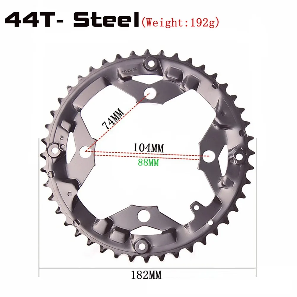 

24/26/32/38/42/44T 104BCD Chainring MTB/Road Bike Double/Triple Bicycle Crankset Sprocket Tooth Plate Parts Cycling Accessories