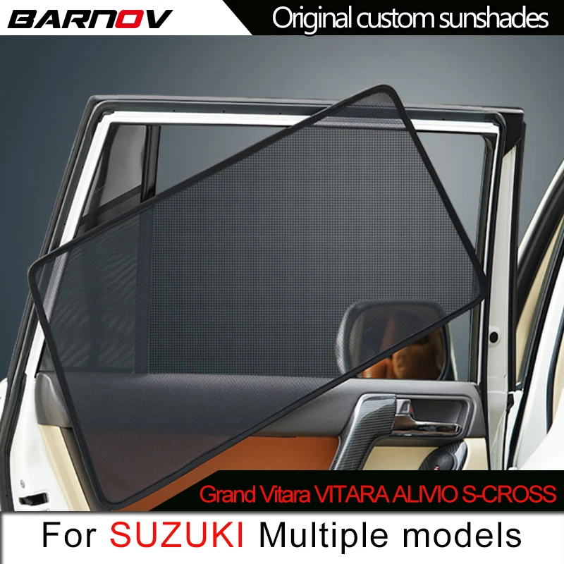 

Car Special Magnetic Curtain Window SunShades Mesh Shade Blind Original Custom For Suzuki Grand-Vitara Alivio S-Cross SX4