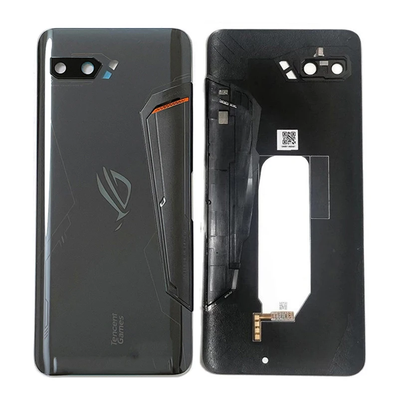 

Стеклянная задняя крышка для Asus ROG Phone II ZS660KL, 6,59 дюйма, задняя крышка батарейного отсека + стеклянный объектив для Asus _ i001d I001DA I001DE